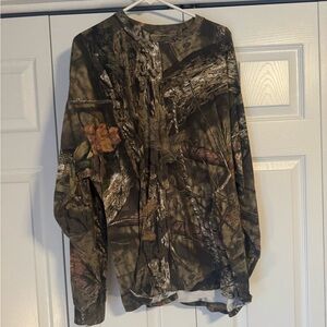 Camouflage Long Sleeve Men's Shirt